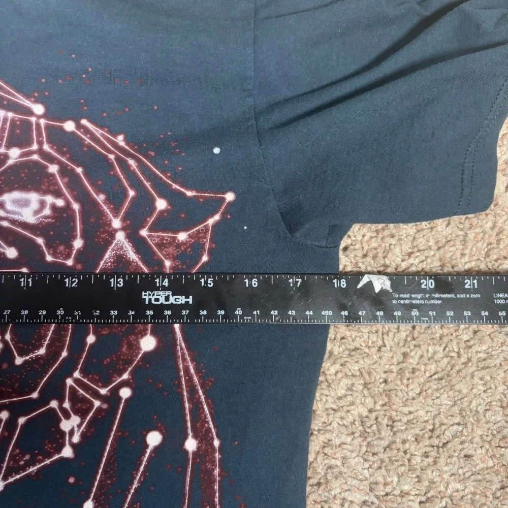 Jordan Graphic T-Shirt Constellation‎ Tiger 23 Logo Black Mens Size S
